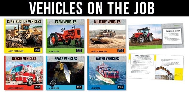 A Complete Set: Vehicles on the Job (6 books)